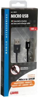 Nabíjecí kabel LAMPA Micro USB/USB port
