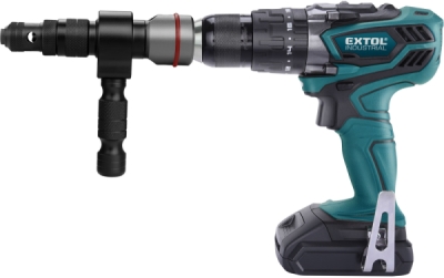 Nástavec nýtovací na vrtačku T, pro trhací nýty 2,4-6,4mm, CrMoV FORTUM