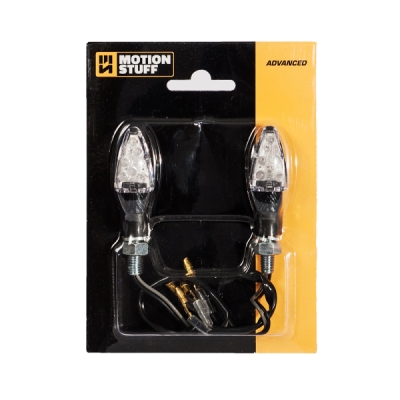 LED miniblinkry MOTION STUFF STF-101-3041 karbonový