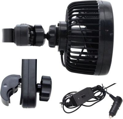 Compass ventilátor mitchell 12v na opěrku hlavy