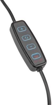 Lampa stolní s lupou, USB napájení, 1300lm, 3 barvy světla, 5x zvětšení EXTOL LIGHT