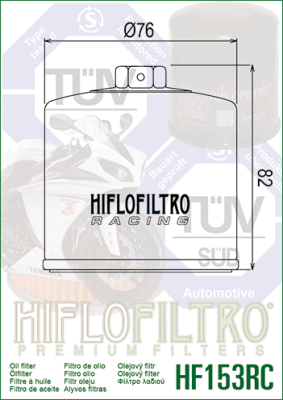 Olejový filtr HIFLOFILTRO HF153RC