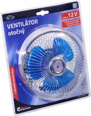 Compass ventilátor 12v maxi otočný