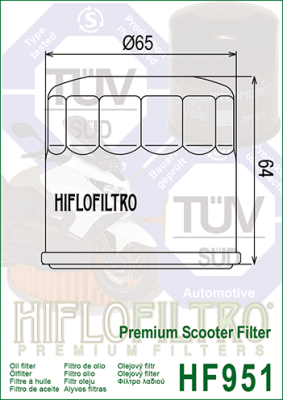 Olejový filtr HIFLOFILTRO HF951