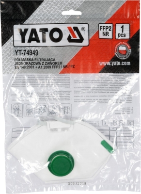 Respirátor s ventilem FS 923 V FFP2 Yato YT-74949
