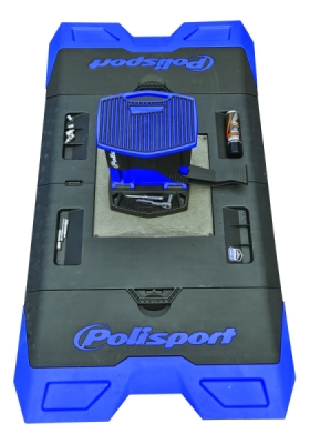 Podložka pod motorku POLISPORT 8982200003 modrá/černá