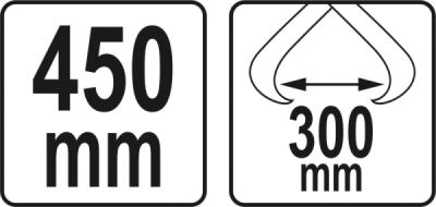 Hák pro zvedání dřeva lesnický 450mm Yato YT-79904