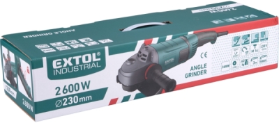 Bruska úhlová, otočná rukojeť, 230mm, 2600W EXTOL INDUSTRIAL