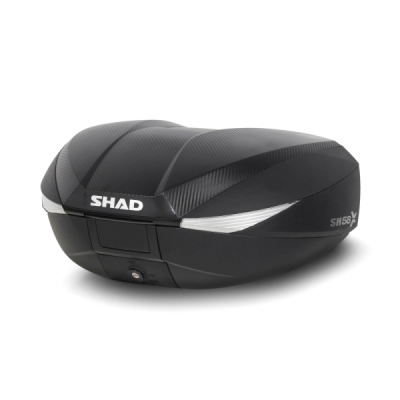 Vrchní kufr na motorku SHAD D0B58206 SH58X karbon (rozšiřitelný koncept) se zámkem PREMIUM (130.D0B58206)