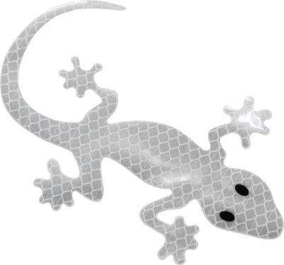 Compass dekor samolepící GECKO stříbrný