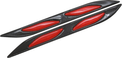 Compass chránič dveří samolepící DAGGER červený 2ks
