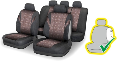Potahy sedadel sada 9ks JACK I. AIRBAG Compass
