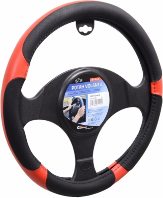 Potah volantu GRIP červený Compass