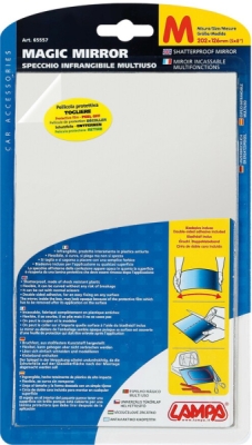 Zrcátko nalepovací venkovní "M" 202 x 126 mm NEW 2/2020