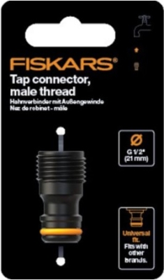Fiskars spojka ke kohoutku Comfort s vnějším závitem G1/2" (21mm)