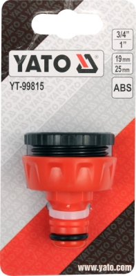 Yato YT-99815 univerzální přípojka na kohoutky G3/4 a G1, ABS