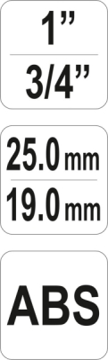 Yato YT-99848 dvojitý zahradní ventil s regulací pro hadice 3/4" a 1"