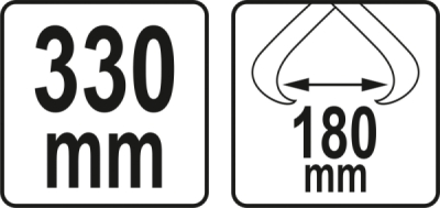 Hák pro zvedání dřeva lesnický 330 mm Yato YT-79905