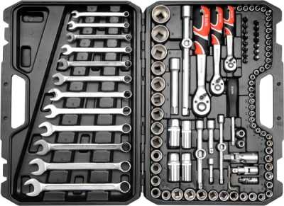 Yato Gola sada 1/2", 3/8", 1/4" + příslušenství 111 ks