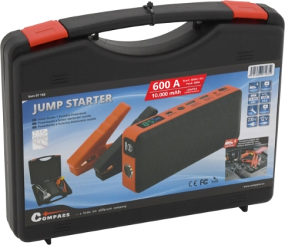 Compass powerbanka s funkcí JUMP STARTER 10.000mAh 600A