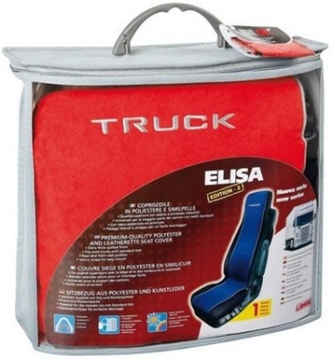 Potah sedadel TRUCK "ELISA" červeno-černý, 1 ks