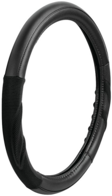 Potah volantu SUZUKA PREMIUM černý, 37-39 cm NEW 6/2020