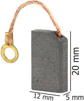 Náhradní uhlíky k elektrickému nářadí 5x12 mm MAR-POL S00001