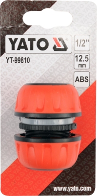 Yato YT-99810 opravná spojka na zahradní hadici 1/2", ABS, TPR