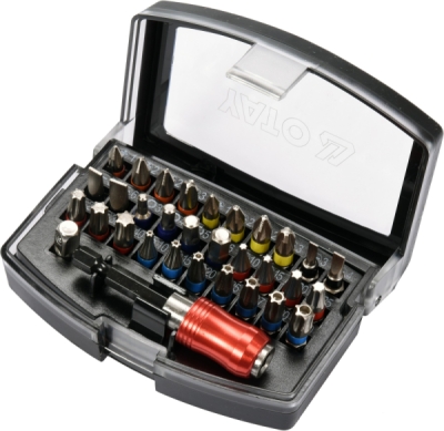 Sada bitů s adaptérem 1/4" 32ks Yato YT-04622