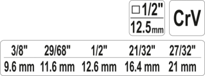 Nástavec pro ráčnu na radiátory (YT-03315) Yato YT-03316