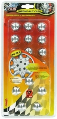 Kryty šroubů ozdobné NUT CAPS 19mm