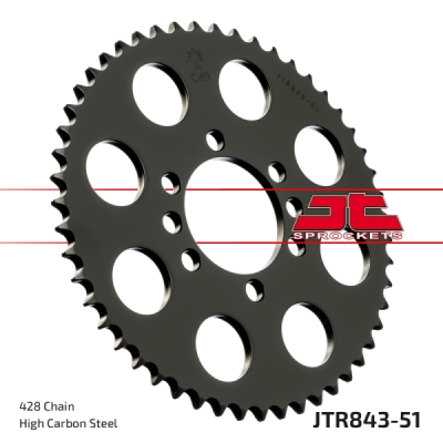 Řetězová rozeta JT JTR 843-51 51 zubů, 428
