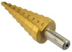 HSS stupňový vrták 4-20mm GEKO G38505