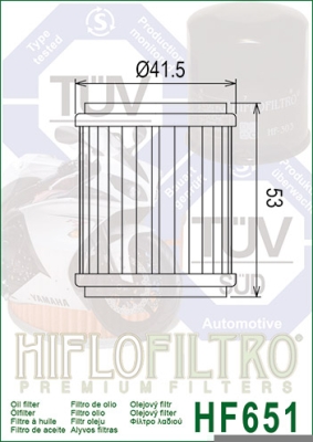 Olejový filtr HIFLOFILTRO HF561