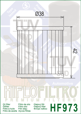 Olejový filtr HIFLOFILTRO HF973