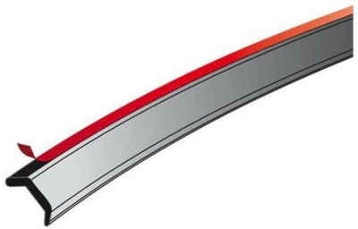 Dekór nárazníku černý, 30x8mm - 250cm