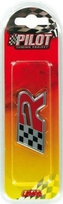 Logo 3D emblém R - Flag