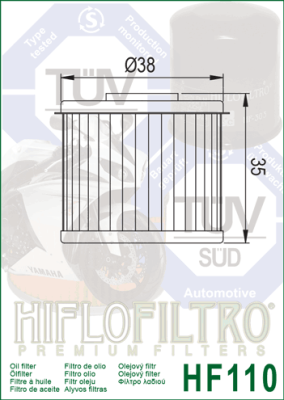 Olejový filtr HIFLOFILTRO HF110