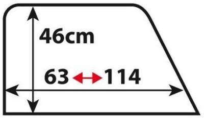 Clona sluneční návlek SET 2ks (63/114cm x 46cm)