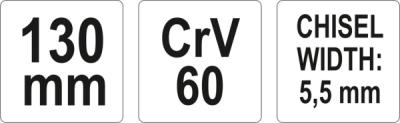 Sekáč křížový 5,5 x130 mm Yato YT-4694