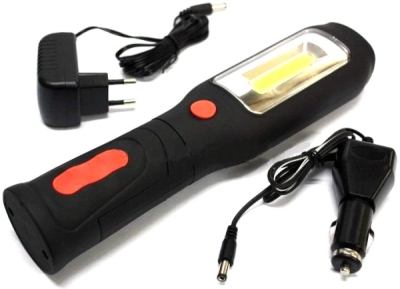 QUATROS Lampa LED COB 3W a 1LED- nabíjecí s magnetem QS16404