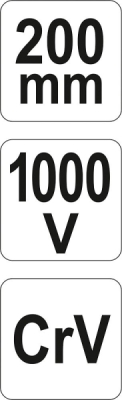 Kleště kombinované Yato 200mm VDE (1000V)
