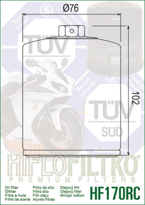 Olejový filtr HIFLOFILTRO HF170BRC