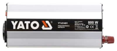 Měnič napětí 12/230V 800W Yato YT-81491