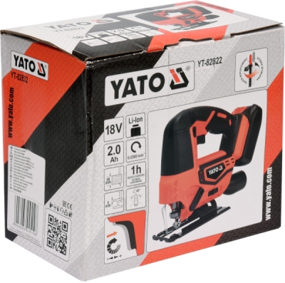 Pila přímočará AKU 18V, Li-ion 2 Ah Yato YT-82822