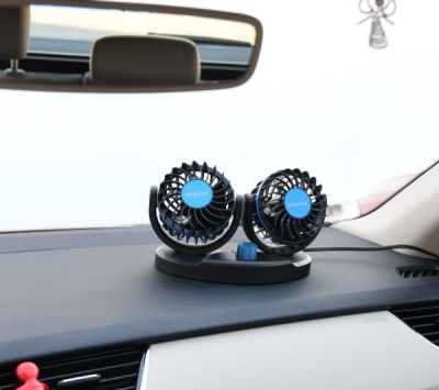 Compass ventilátor MITCHELL DUO 2x85mm USB 5V na palubní desku