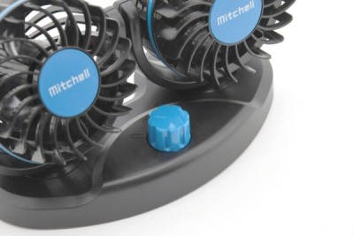 Compass ventilátor MITCHELL DUO 2x85mm USB 5V na palubní desku