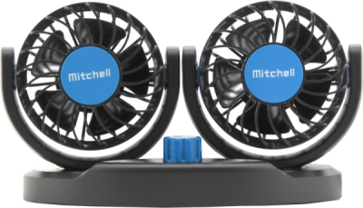 Compass ventilátor MITCHELL DUO 2x85mm USB 5V na palubní desku