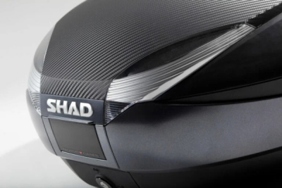 Vrchní kufr na motorku SHAD SH48 D0B48400 nový titan se zámkem PREMIUM SMART