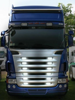 Světlo poziční boční 2 LED 24V F-12 bílé